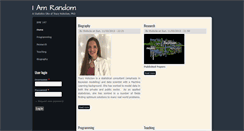 Desktop Screenshot of iamrandom.com